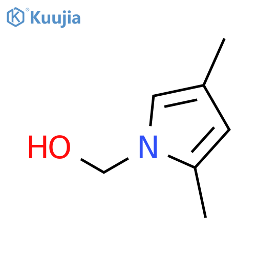 2,4-dimethyl-1H-Pyrrole-1-methanol structure
