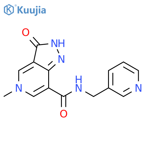 5-methyl-3-oxo-N-(pyridin-3-yl)methyl-2H,3H,5H-pyrazolo4,3-cpyridine-7-carboxamide structure