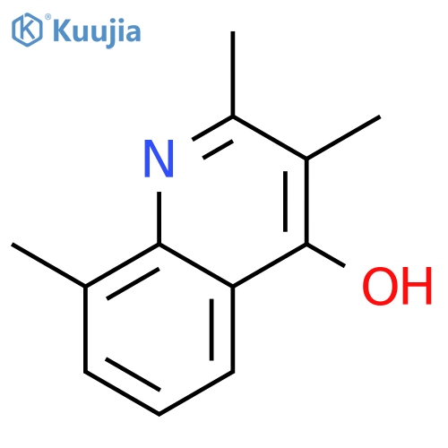 4-Quinolinol, 2,3,8-trimethyl- structure
