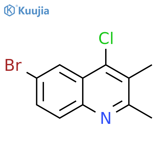 6-bromo-4-chloro-2,3-dimethylquinoline structure