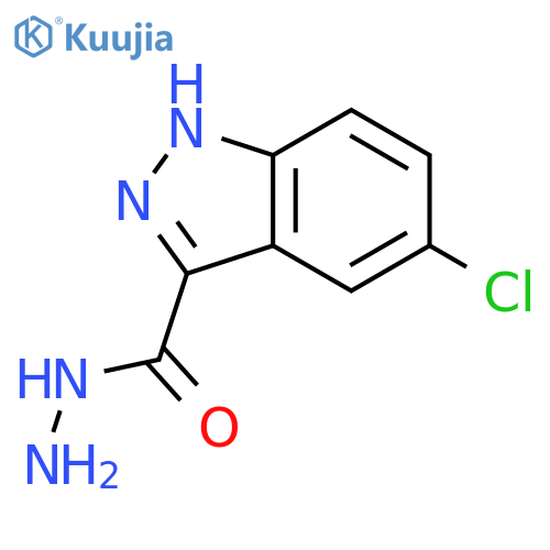 5-Chloro-1H-indazole-3-carboxylic acid hydrazide structure