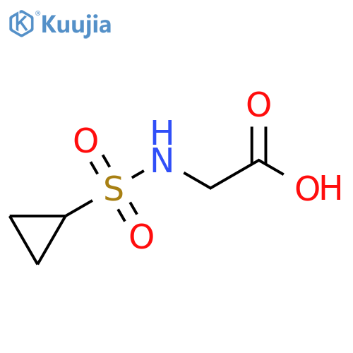 N-(cyclopropylsulfonyl)glycine structure