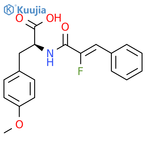 L-Tyrosine, N-(2-fluoro-1-oxo-3-phenyl-2-propenyl)-O-methyl- structure