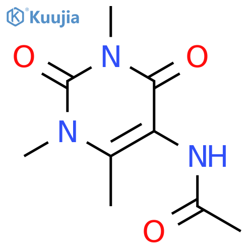 Acetamide,N-(1,2,3,4-tetrahydro-1,3,6-trimethyl-2,4-dioxo-5-pyrimidinyl)- structure