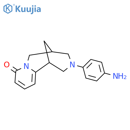 3-(4-Aminophenyl)-1,2,3,4,5,6-hexahydro-8H-1,5-methanopyrido[1,2-a][1,5]diazocin-8-one structure