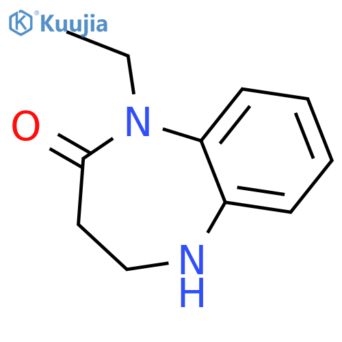 2H-1,5-Benzodiazepin-2-one,1-ethyl-1,3,4,5-tetrahydro- structure