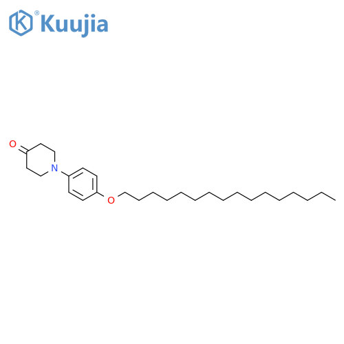 4-Piperidinone, 1-[4-(hexadecyloxy)phenyl]- structure