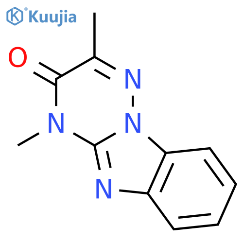 2,4-dimethyl-[1,2,4]Triazino[2,3-a]benzimidazol-3(4H)-one structure