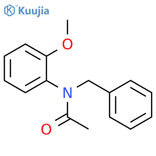 Acetamide, N-(2-methoxyphenyl)-N-(phenylmethyl)- structure