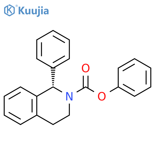 Phenyl (S)-1-Phenyl-1,2,3,4-tetrahydroisoquinoline-2-carboxylate structure