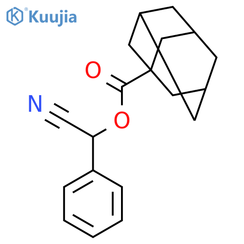 Tricyclo[3.3.1.13,7]decane-1-carboxylic acid, cyanophenylmethyl ester structure