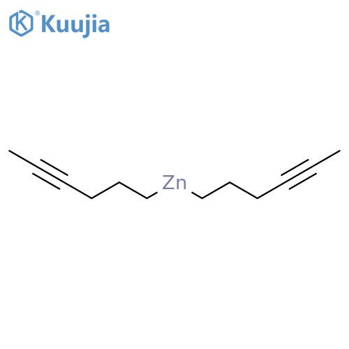 Zinc, di-4-hexynyl- structure