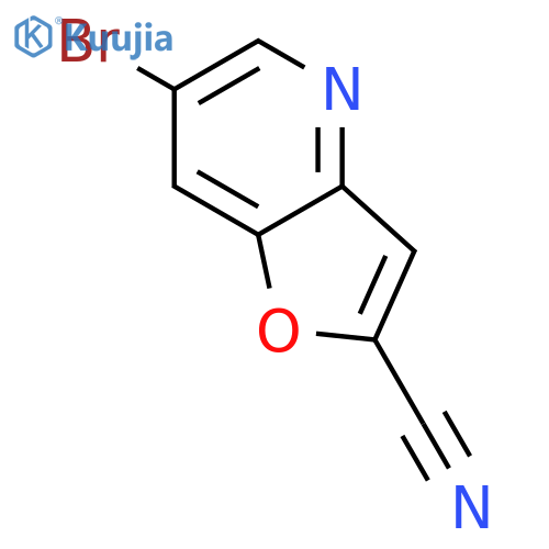 6-Bromofuro3,2-bpyridine-2-carbonitrile structure