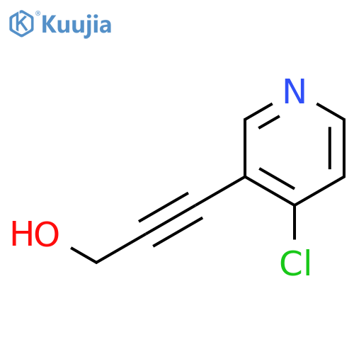 3-(4-Chloropyridin-3-yl)prop-2-yn-1-ol structure