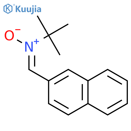 2-Propanamine, 2-methyl-N-(2-naphthalenylmethylene)-, N-oxide, (E)- structure