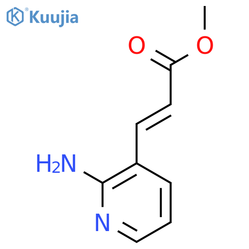 (E)-Methyl 3-(2-aminopyridin-3-yl)acrylate structure