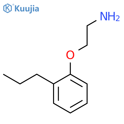 Ethanamine, 2-(2-propylphenoxy)- structure