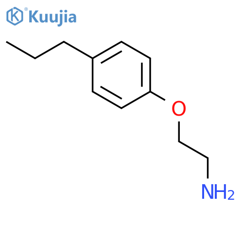 2-(4-Propylphenoxy)ethanamine structure