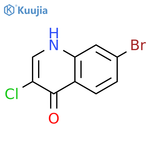 3-Chloro-7-bromo-4-hydroxyquinoline structure