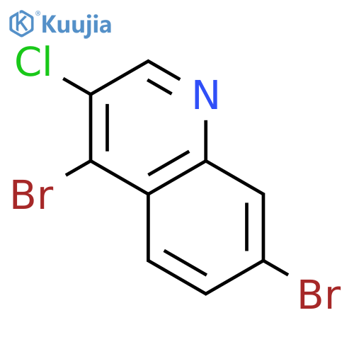 4,7-dibromo-3-chloroquinoline structure