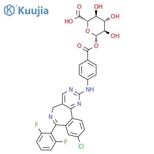 MLN 8054 O-β-D-Glucuronide structure