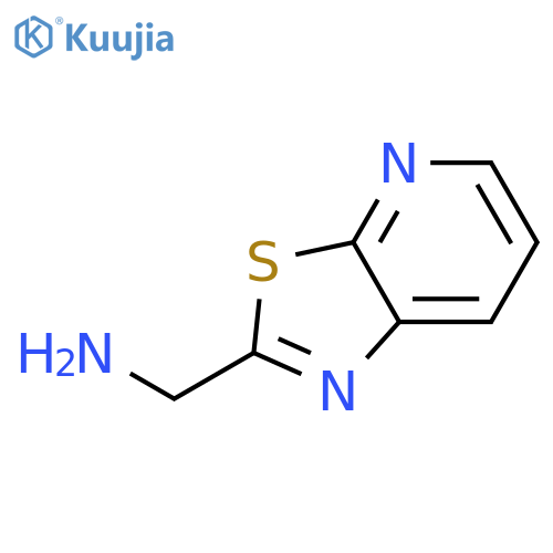 Thiazolo5,4-bpyridin-2-ylmethanamine structure