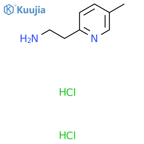 2-(5-methylpyridin-2-yl)ethan-1-amine dihydrochloride structure