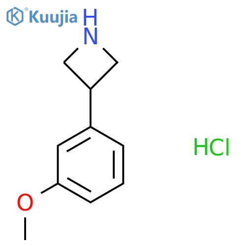 3-(3-Methoxyphenyl)azetidine hydrochloride structure
