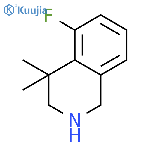 5-Fluoro-4,4-dimethyl-1,2,3,4-tetrahydroisoquinoline structure