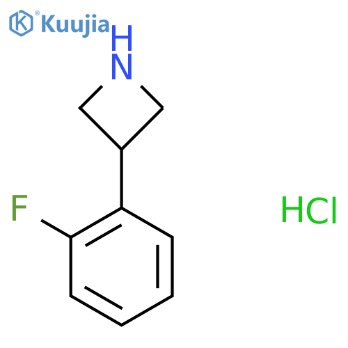 3-(2-Fluorophenyl)azetidine hydrochloride structure