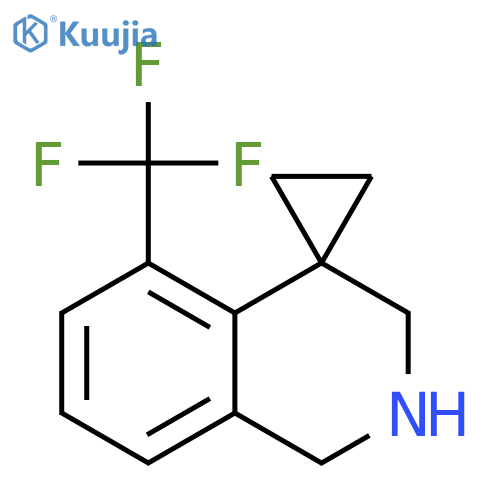 5'-(Trifluoromethyl)-2',3'-dihydro-1'H-spiro[cyclopropane-1,4'-isoquinoline] structure