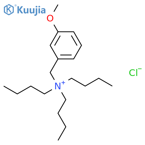 Benzenemethanaminium, N,N,N-tributyl-3-methoxy-, chloride structure