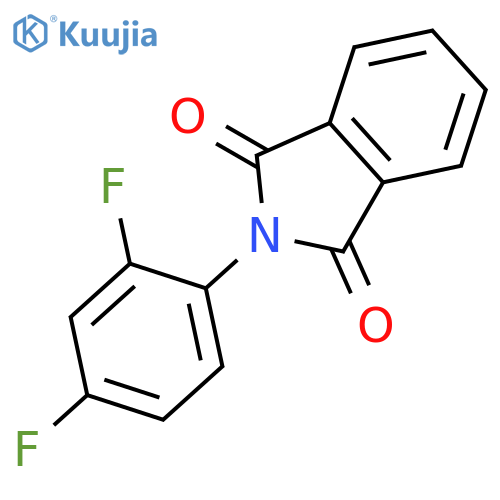 1H-Isoindole-1,3(2H)-dione, 2-(2,4-difluorophenyl)- structure