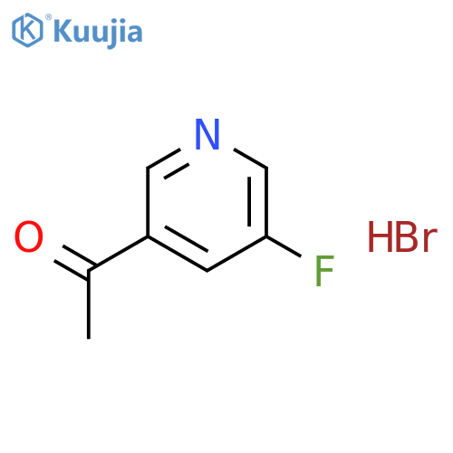 1-(5-Fluoropyridin-3-yl)ethanone hydrobromide structure