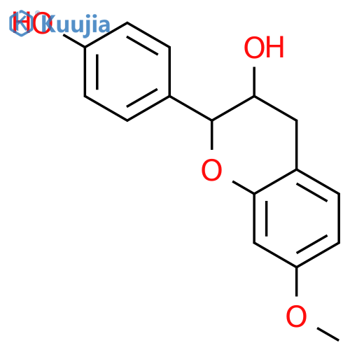 (2R,3R)-3,4'-dihydroxy-7-methoxyflavan structure