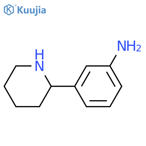 3-(piperidin-2-yl)aniline structure