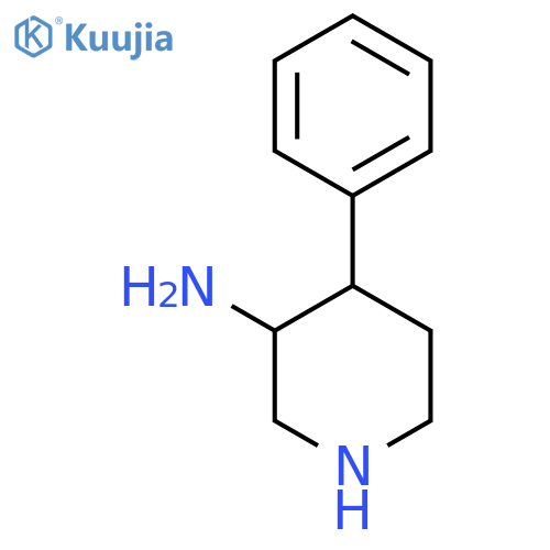 3-Piperidinamine, 4-phenyl- structure