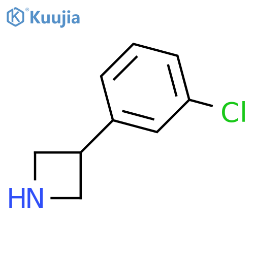 3-(3-Chlorophenyl)azetidine structure
