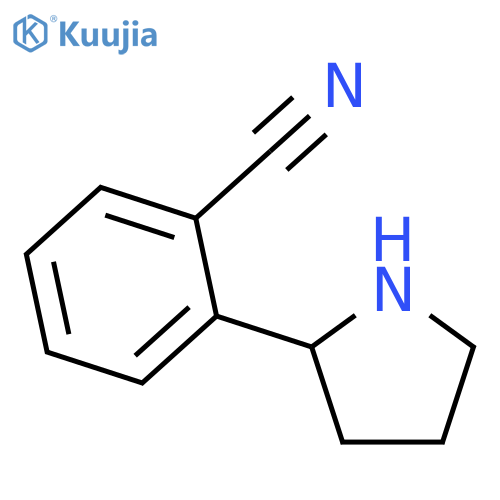 2-(pyrrolidin-2-yl)benzonitrile structure