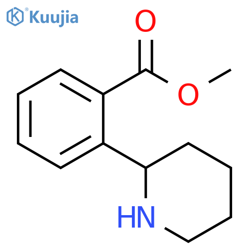 methyl 2-(piperidin-2-yl)benzoate structure
