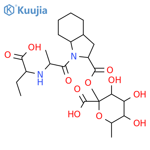Perindoprilat acyl-b-D-glucuronide structure