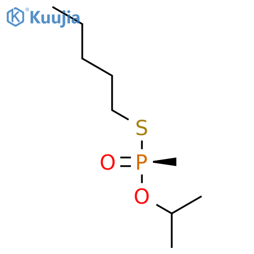 Phosphonothioic acid, methyl-, O-(1-methylethyl) S-pentyl ester, (S)- structure