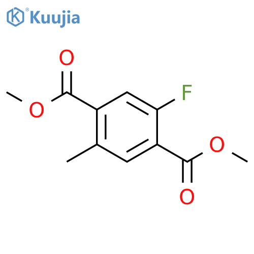 Dimethyl 2-fluoro-5-methylterephthalate structure