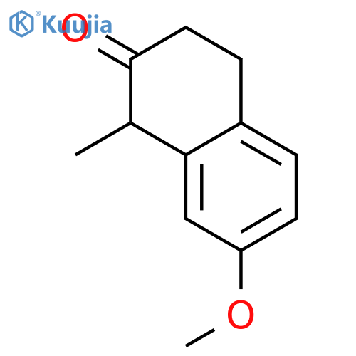 7-methoxy-1-methyl-tetralin-2-one structure
