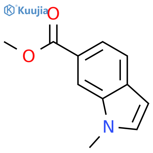 methyl 1-methyl-1H-indole-6-carboxylate structure