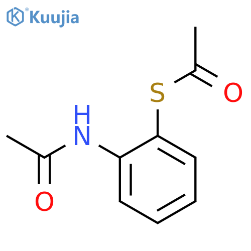 Ethanethioic acid,S-[2-(acetylamino)phenyl] ester structure