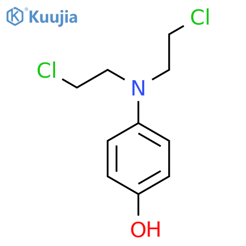 Phenol,4-[bis(2-chloroethyl)amino]- structure
