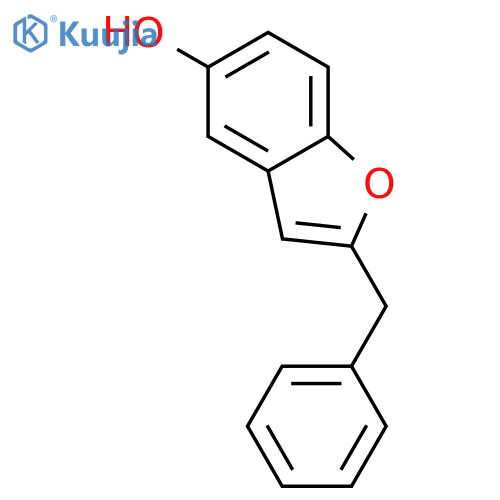 5-BENZOFURANOL, 2-(PHENYLMETHYL)- structure