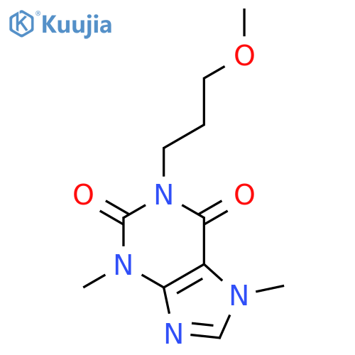 1H-Purine-2,6-dione, 3,7-dihydro-1-(3-methoxypropyl)-3,7-dimethyl- structure