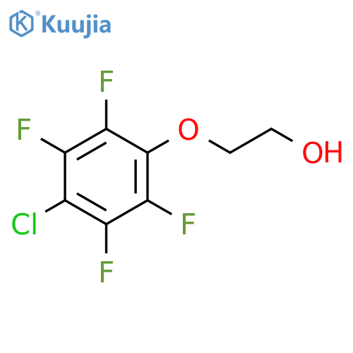 Ethanol, 2-(4-chloro-2,3,5,6-tetrafluorophenoxy)- structure